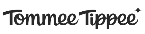 Tommee Tippee brand logo displayed at a baby expo in Australia – offering simple, intuitive products for confident parenting.
